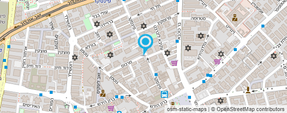 מפת הגעה אל מרכז התיקונים