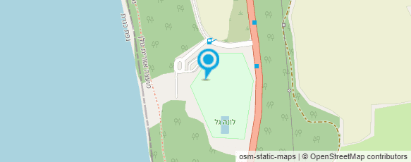 מפת הגעה אל לונה גל חוף גולן