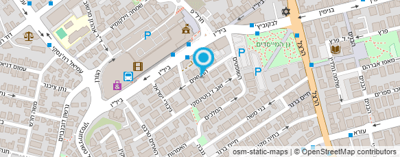 מפת הגעה אל חוגי סיירות ע"ש אורי מיימון