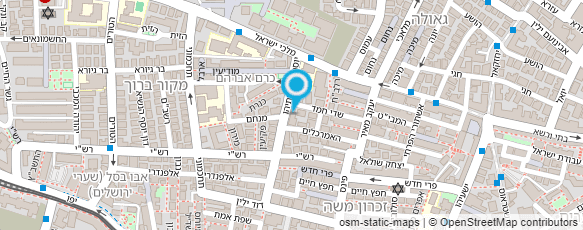 מפת הגעה אל "היכל עזרא"