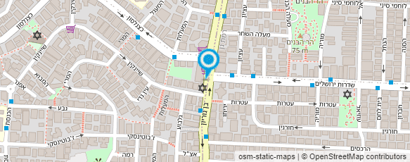 מפת הגעה אל פרופ' חנוך הוד מפת הגעה אל פרופ' חנוך הוד