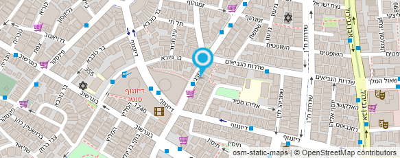 מפת הגעה אל קיוסק שי צפאי