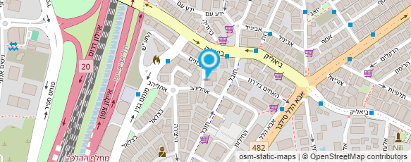 מפת הגעה אל מנבר את ארקין משרד עו"ד