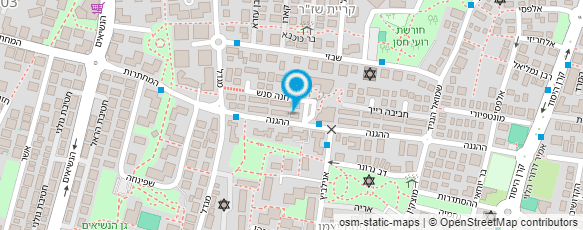 מפת הגעה אל מרכז הדפסה