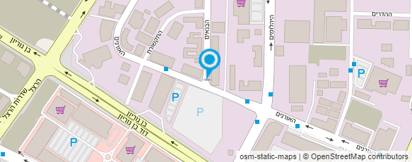 מפת הגעה אל י.ע.פ יצחק עפר ופיתוח בע"מ