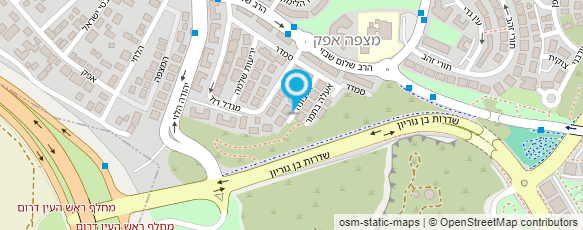 מפת הגעה אל ארגמן - גגות