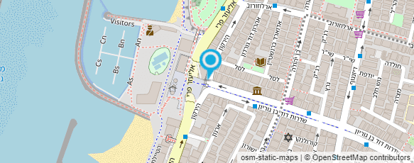 מפת הגעה אל מרינה ת"א