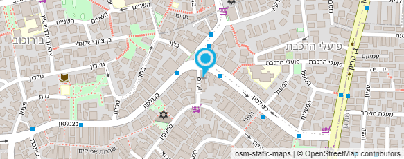 מפת הגעה אל אקספרס טורס ר"ג (1981) בע"מ