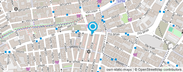 מפת הגעה אל אודי אבישי קריאטיב