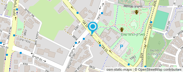 מפת הגעה אל המרכז הלאומי לרפואה משפטית