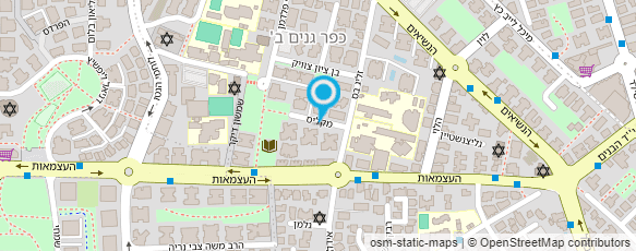 מפת הגעה אל פרופ' פרידמן משה