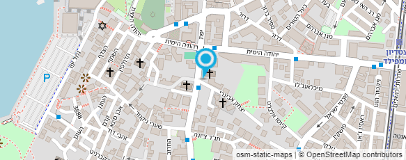 מפת הגעה אל כנסיית מר אנטון