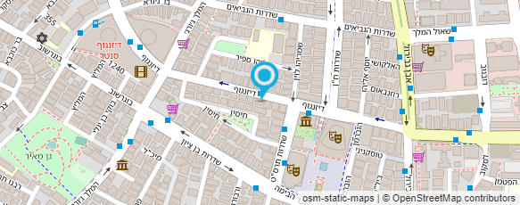 מפת הגעה אל מתפרת מרים