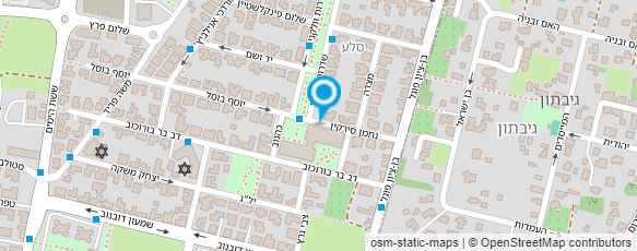 מפת הגעה אל לב רחובות מפת הגעה אל לב רחובות