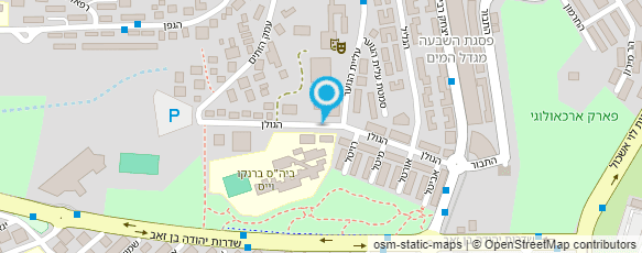 מפת הגעה אל ביה"ס לוי אשכול