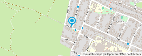 מפת הגעה אל פרופ' מרשק גבריאל