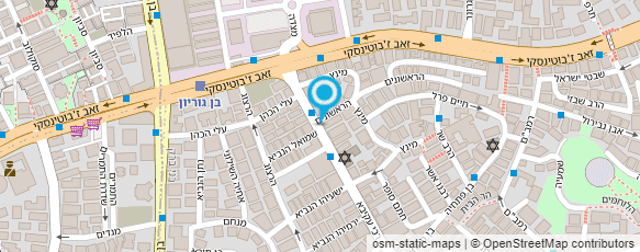 מפת הגעה אל הוסטל מילת"מ