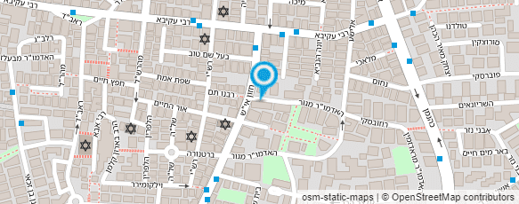 מפת הגעה אל הסתדרות מורי אגודת ישראל