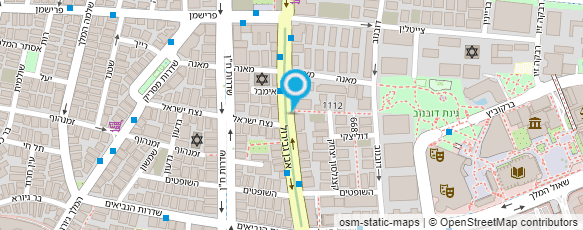 מפת הגעה אל עו"ד ונוטריון גולדשטיין יוסף