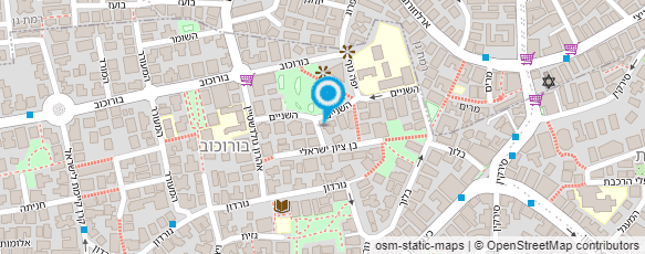 מפת הגעה אל אמנון ותמר גרמנית/אנגלית