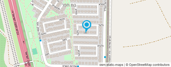 מפת הגעה אל נוה עודד