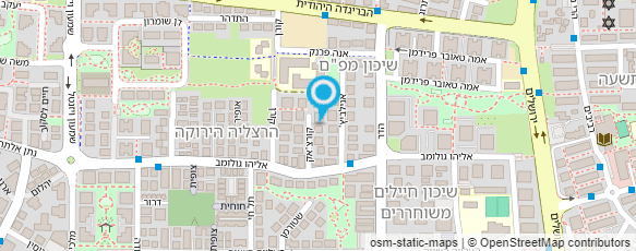 מפת הגעה אל מכון הד - ליאורה יעקובי