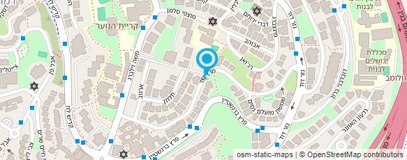 מפת הגעה אל הוד הנדסה ובניה ירושלים בע"מ