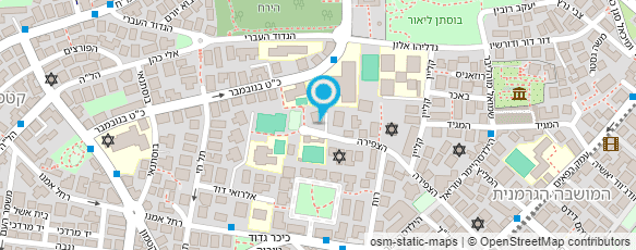 מפת הגעה אל מועדון הספורט הירושלמי