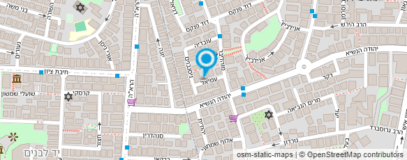 מפת הגעה אל מ. פוגל מדידות הנדסיות בע"מ