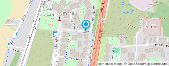 מפת הגעה אל עו"ד נתנזון יקותיאל