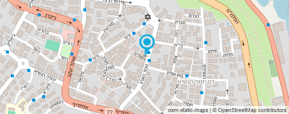 מפת הגעה אל ועקנין אברהם