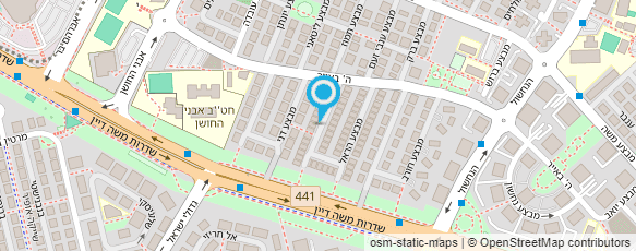 מפת הגעה אל פרופ' ברקוביץ מתי