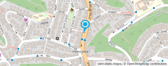 מפת הגעה אל פרופ' ארגוב שמואל - פרוקטולוג