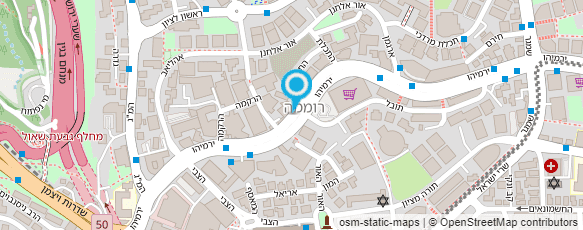 מפת הגעה אל פרחי ירושלים