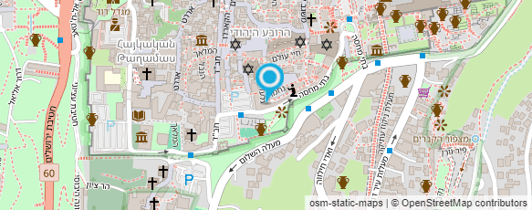 מפת הגעה אל מדרש ספרדי ע"ש שחבר