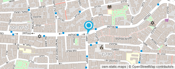 מפת הגעה אל גדעון תמיר-סוכן ביטוח אישי