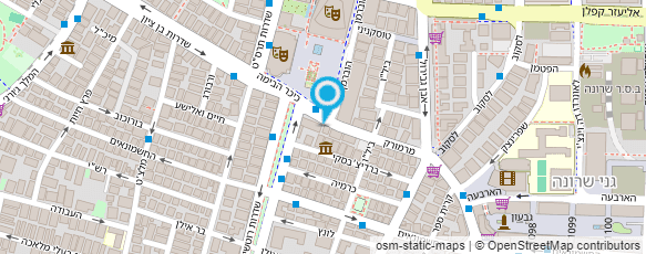 מפת הגעה אל מרכז הארצי לזכויות הגבר