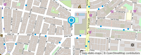 מפת הגעה אל פרופ' בודנר ליפא מפת הגעה אל פרופ' בודנר ליפא