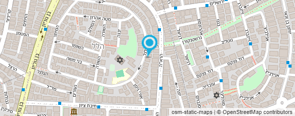 מפת הגעה אל בית הכנסת הגדול "חזון למועד"