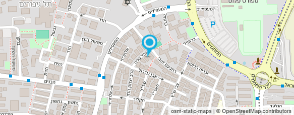 מפת הגעה אל בלושינסקי יאיר מפת הגעה אל בלושינסקי יאיר