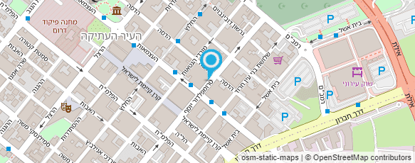 מפת הגעה אל דפוס באר שבע מפת הגעה אל דפוס באר שבע