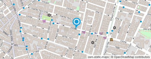 מפת הגעה אל מספרת בני זאבי