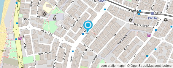 מפת הגעה אל בטחון בת ים מפת הגעה אל בטחון בת ים