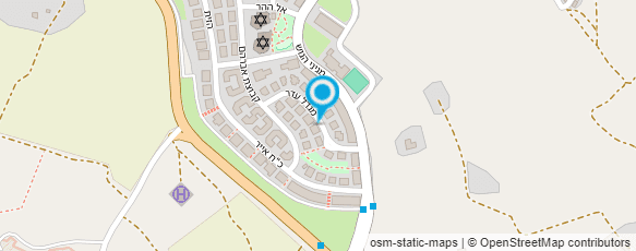 מפת הגעה אל משתלת הגוש