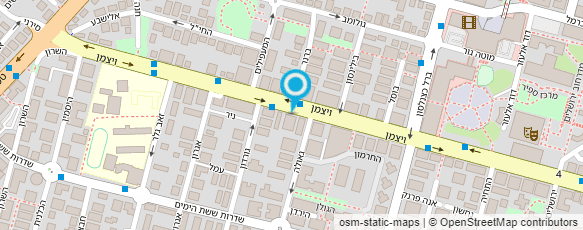 מפת הגעה אל "גלעד" בית מרקחת