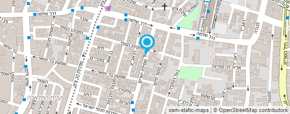 מפת הגעה אל מרפדיית יצחק לוי