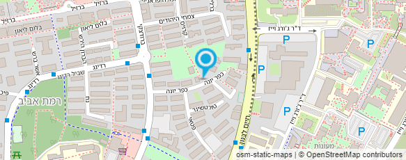 מפת הגעה אל מעון נעמ"ת - האביב מפת הגעה אל מעון נעמ"ת - האביב