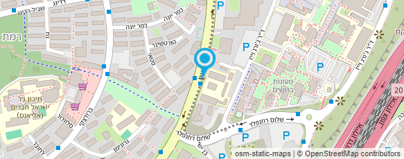 מפת הגעה אל המכון לקידום נוער ליצירתיות ולמצוינות