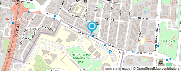 מפת הגעה אל אמי"ת גוש-דן בי"ס למדע וטכנולוגיה