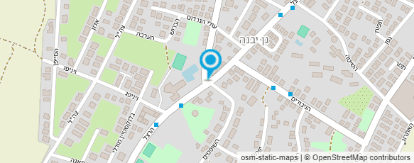 מפת הגעה אל מרכז קהילתי גן יבנה
